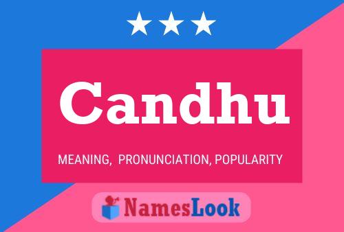 Candhu Name Poster