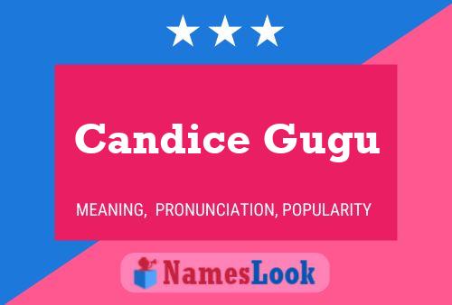 Candice Gugu Name Poster