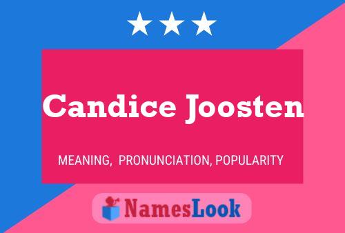 Candice Joosten Name Poster