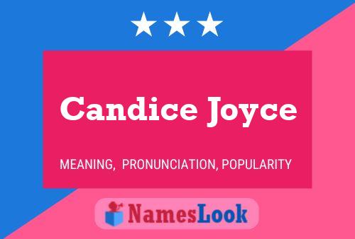 Candice Joyce Name Poster