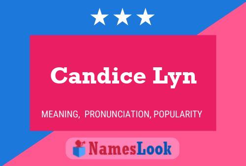 Candice Lyn Name Poster