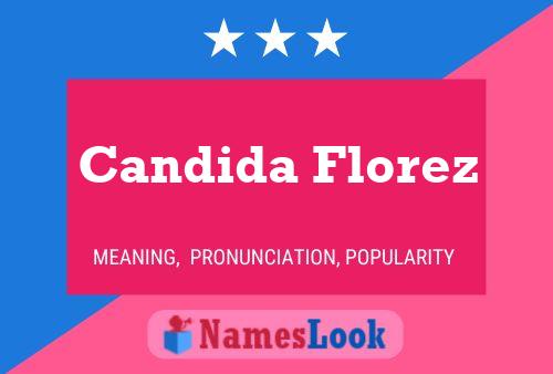 Candida Florez Name Poster