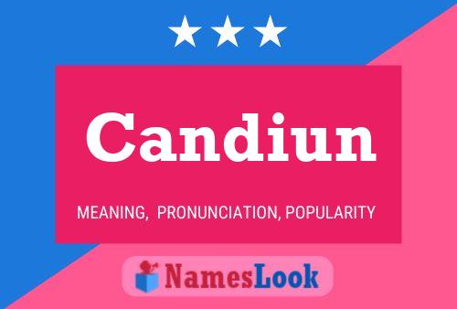 Candiun Name Poster