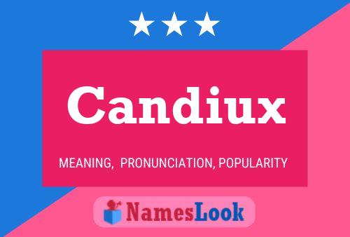 Candiux Name Poster