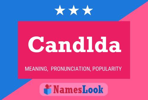 Candlda Name Poster