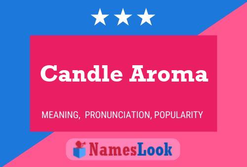 Candle Aroma Name Poster