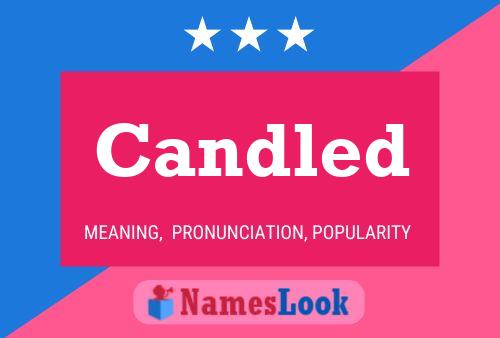 Candled Name Poster