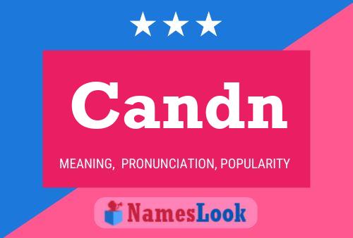 Candn Name Poster