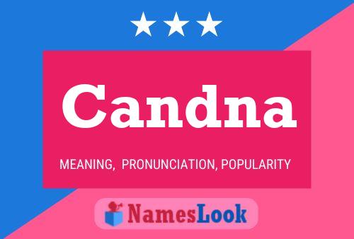 Candna Name Poster