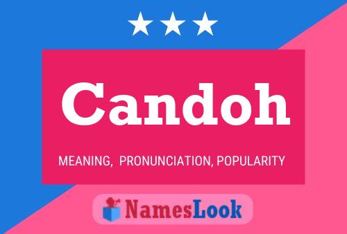 Candoh Name Poster