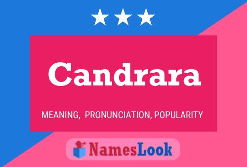 Candrara Name Poster