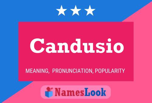 Candusio Name Poster