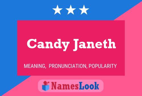 Candy Janeth Name Poster