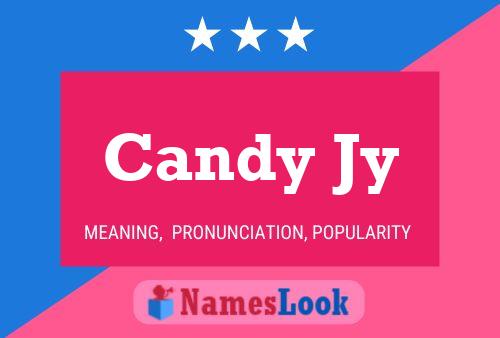 Candy Jy Name Poster