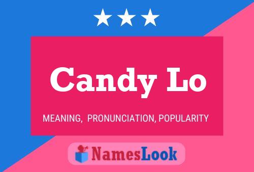 Candy Lo Name Poster