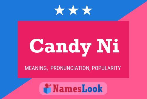 Candy Ni Name Poster