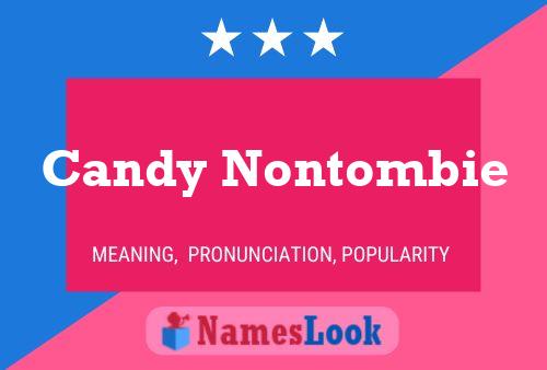 Candy Nontombie Name Poster