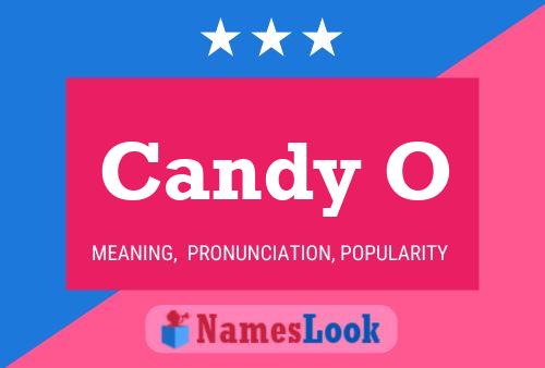 Candy O Name Poster