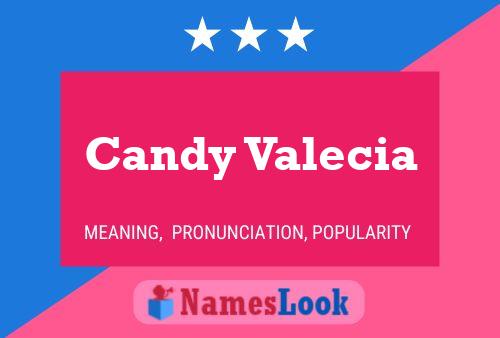 Candy Valecia Name Poster