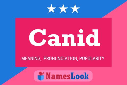 Canid Name Poster