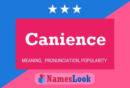 Canience Name Poster