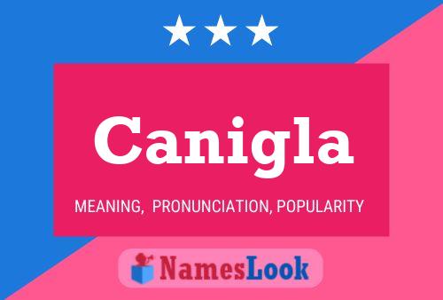 Canigla Name Poster