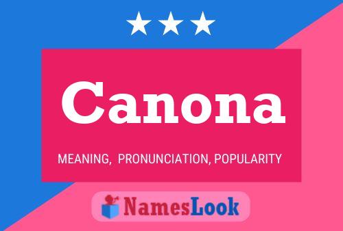 Canona Name Poster