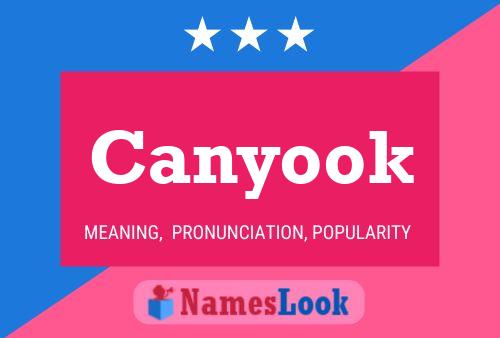 Canyook Name Poster