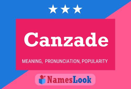 Canzade Name Poster