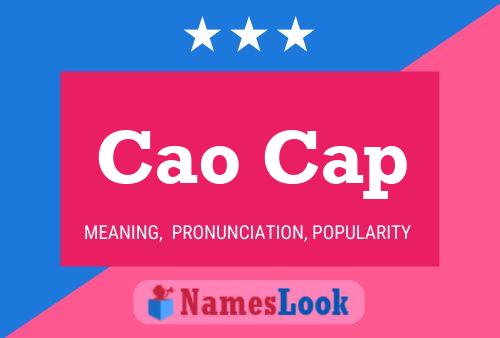 Cao Cap Name Poster