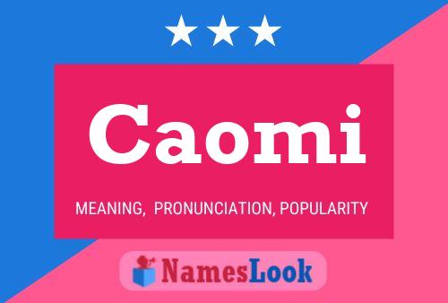 Caomi Name Poster