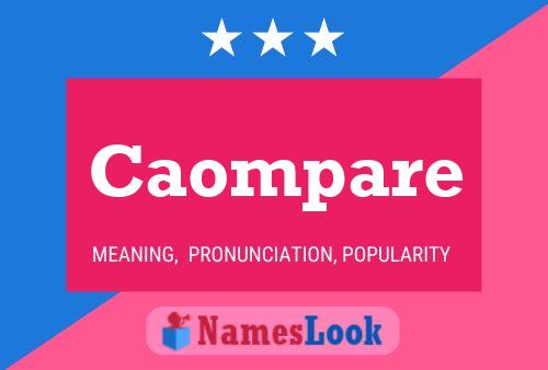 Caompare Name Poster