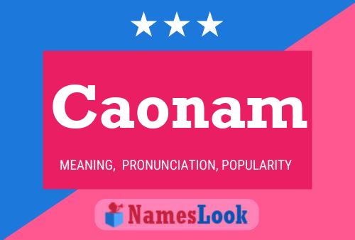 Caonam Name Poster