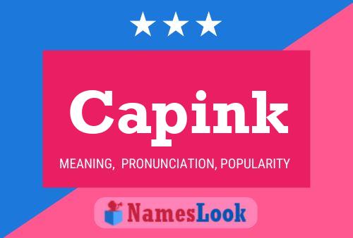 Capink Name Poster