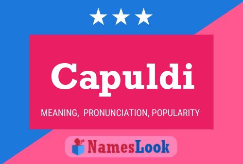 Capuldi Name Poster