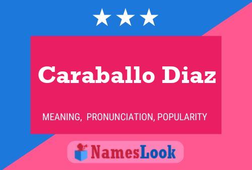 Caraballo Diaz Name Poster