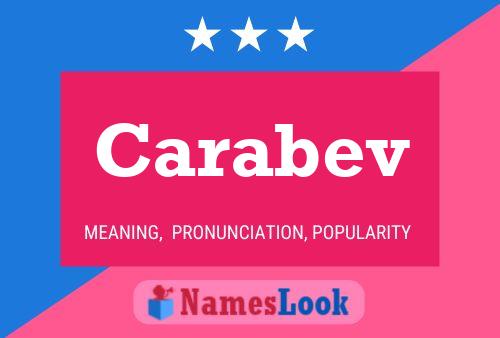 Carabev Name Poster