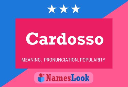 Cardosso Name Poster