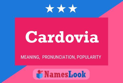 Cardovia Name Poster