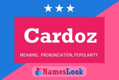 Cardoz Name Poster