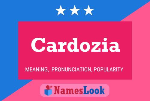 Cardozia Name Poster