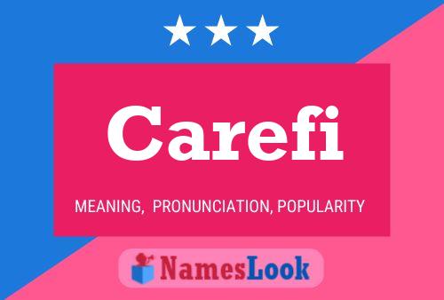 Carefi Name Poster