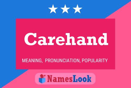 Carehand Name Poster