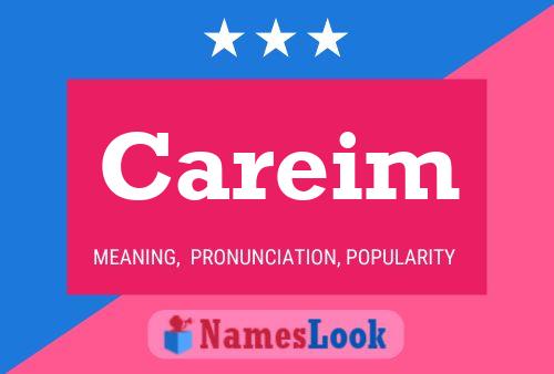 Careim Name Poster