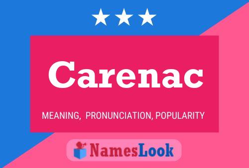 Carenac Name Poster