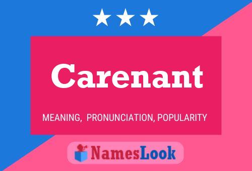 Carenant Name Poster