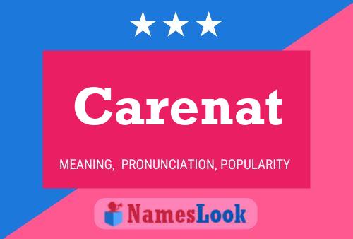 Carenat Name Poster