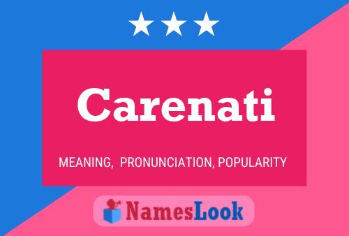 Carenati Name Poster