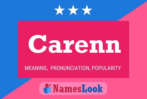 Carenn Name Poster