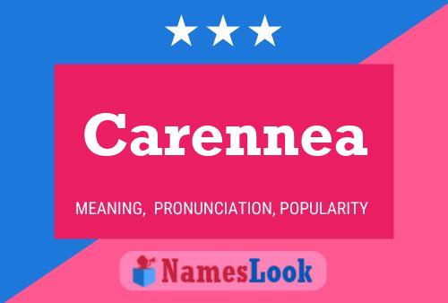 Carennea Name Poster